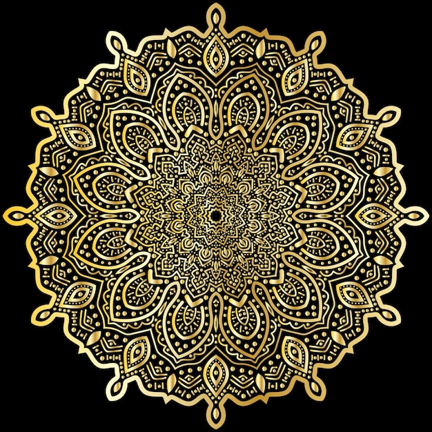 Vector mandala art for template background