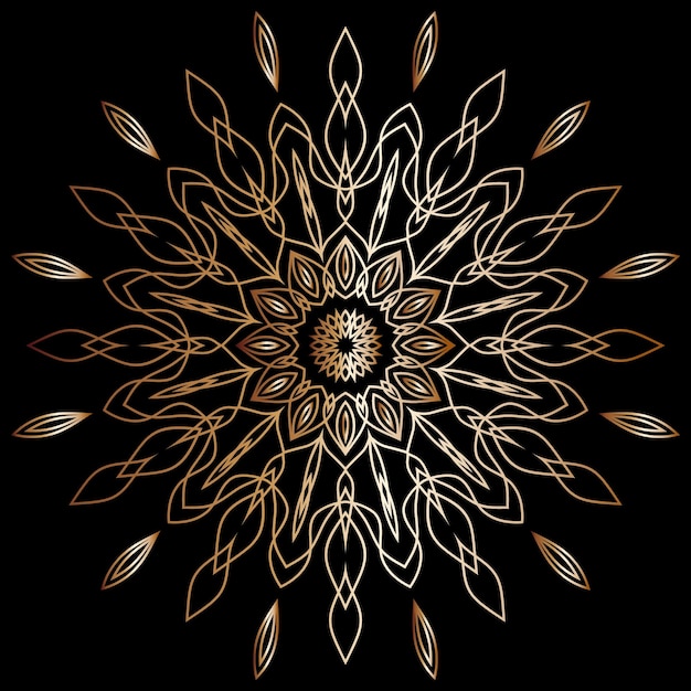 Vector mandala art for template background