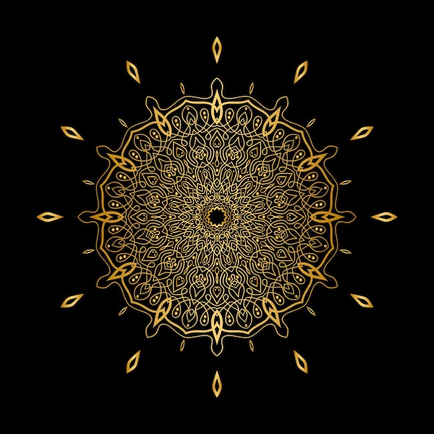 Vector mandala art for template background