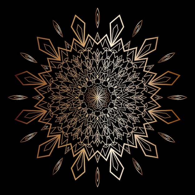 Vector mandala art for template background