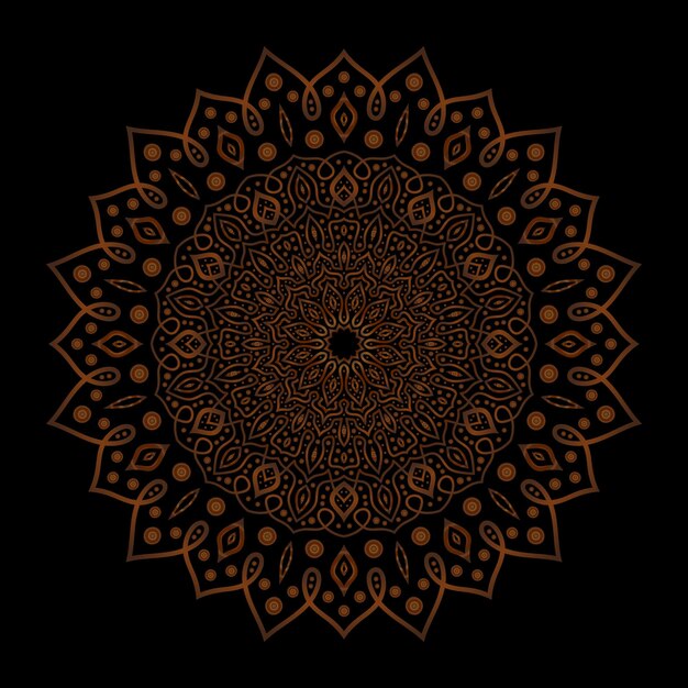 Vector mandala art for template background