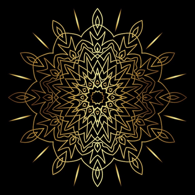 Vector mandala art for template background