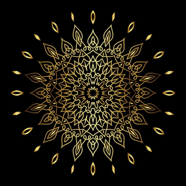 Vector mandala art for template background