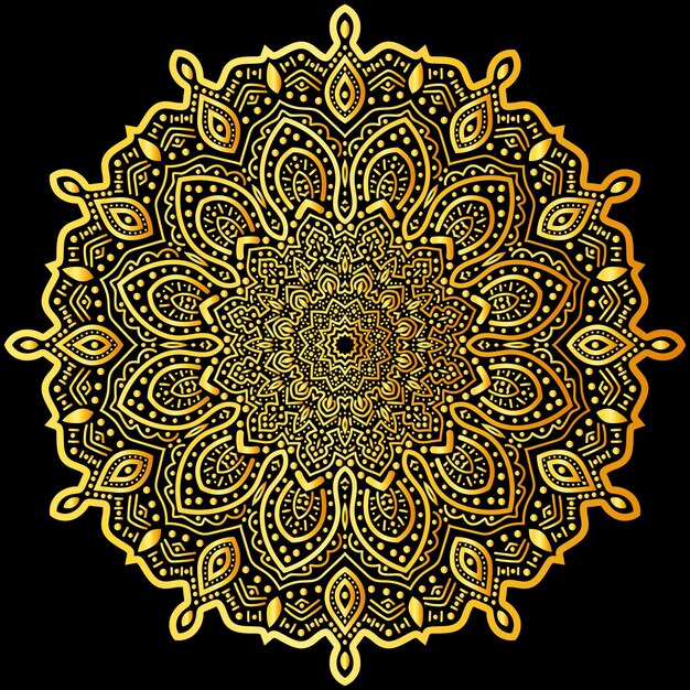 Vector mandala art for template background