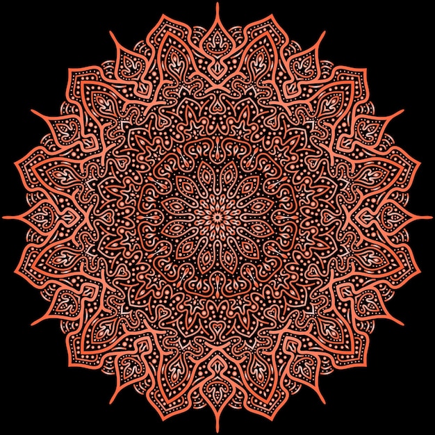 mandala art for template background