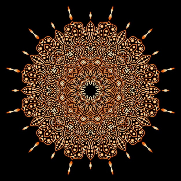 mandala art for template background