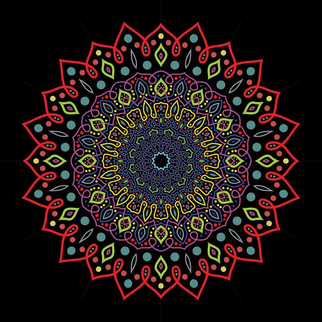 mandala art for template background