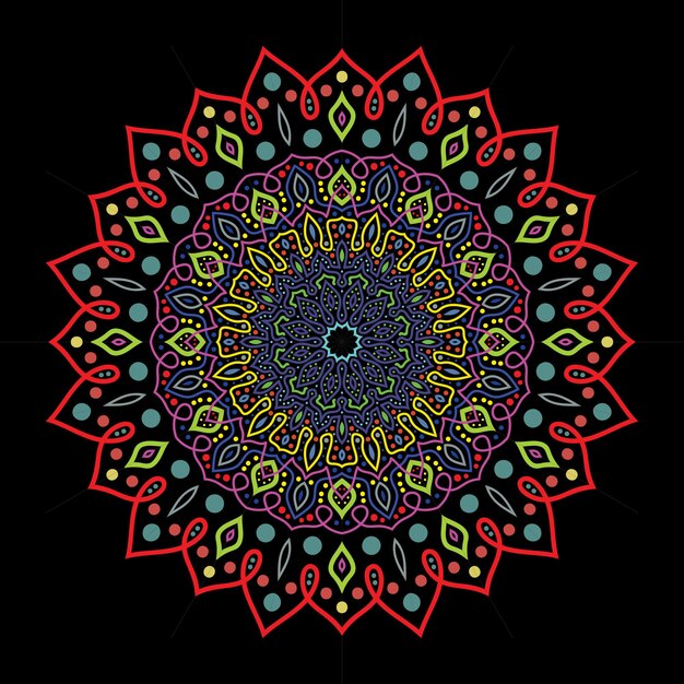 mandala art for template background