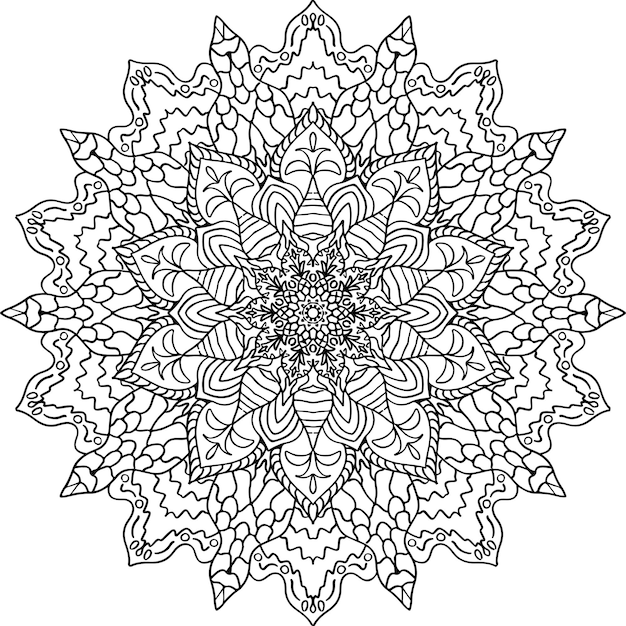 Mandala arte vettoriale