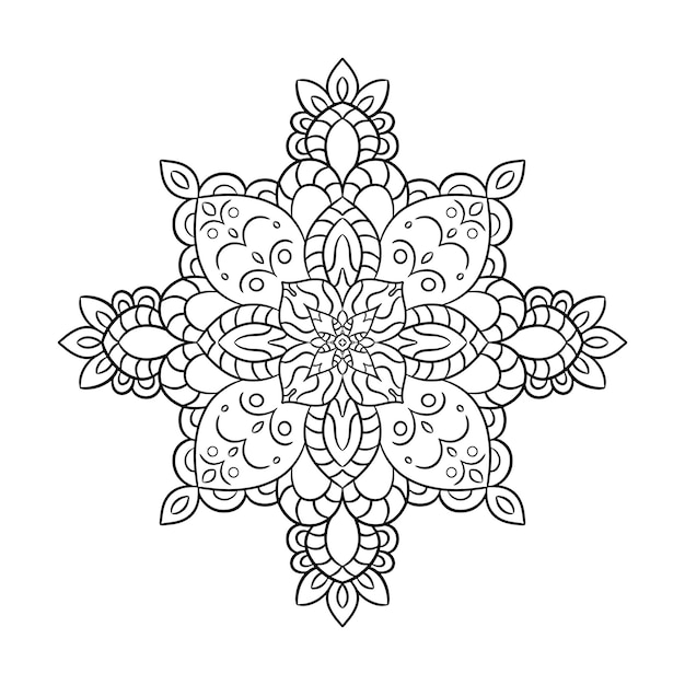 Mandala art vector