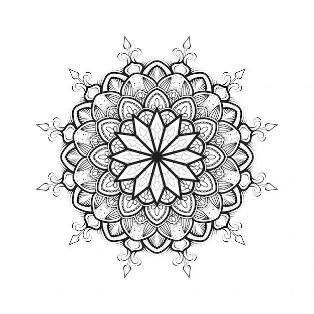 Vector mandala art