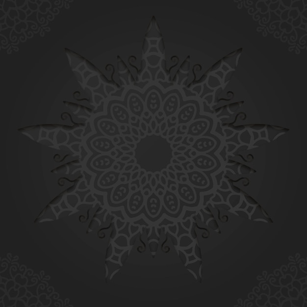 Mandala background design. Luxury with unique pattern