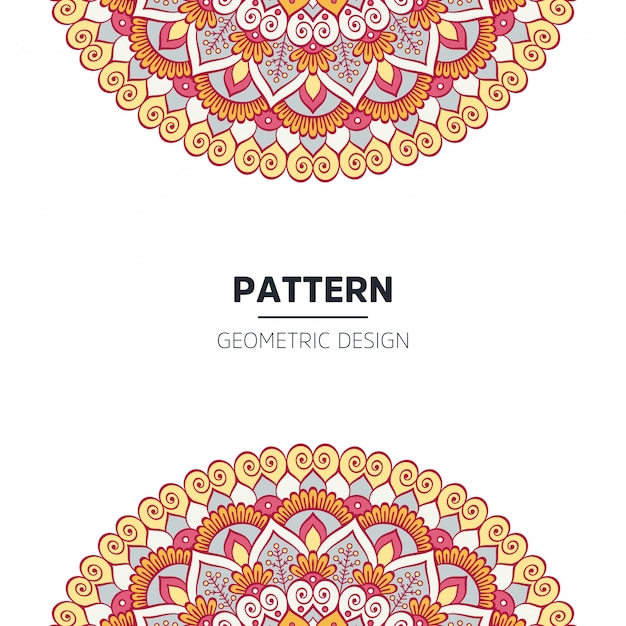 Vector mandala background design