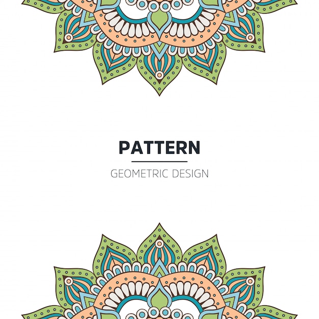 Vector mandala background design