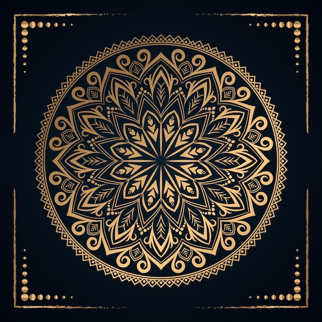 Mandala Background Islamic Mandala Vector Template