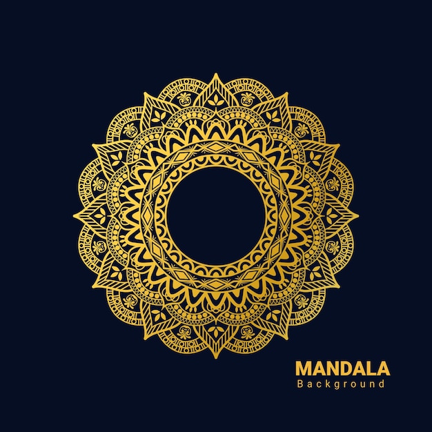 Mandala background most colorful design