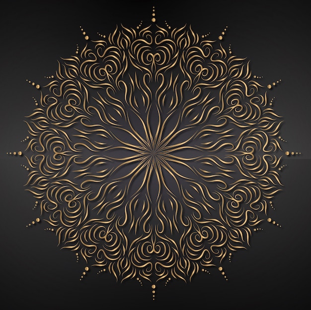 Mandala background, ornament, background