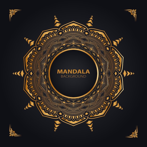 Вектор Фоновый шаблон mandala