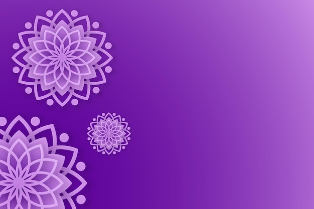 Mandala background vector ornament floral symbol