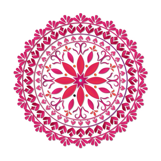 Sfondo mandala elementi decorativi vintage sfondo disegnato a mano islam arabo indiano motivi ottomani elegante tradizionale floreale mandala etnico con ornamento colorato mandala circolare