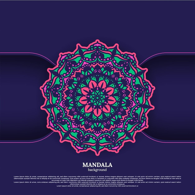 Mandala background. vintage decorative elements. hand drawn background. islam, arabic, indian, ottoman motifs.