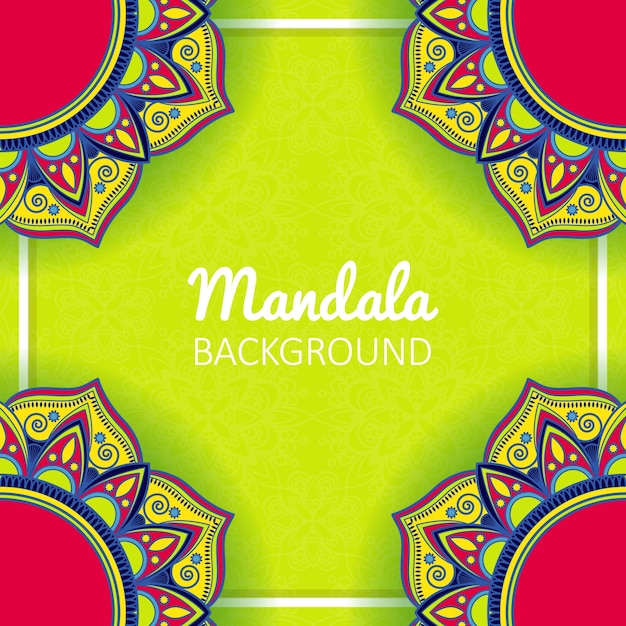 mandala background for wedding invitation or celebration