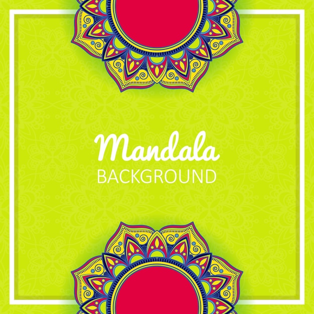 mandala background for wedding invitation or celebration