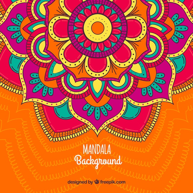 Mandala background with great colors