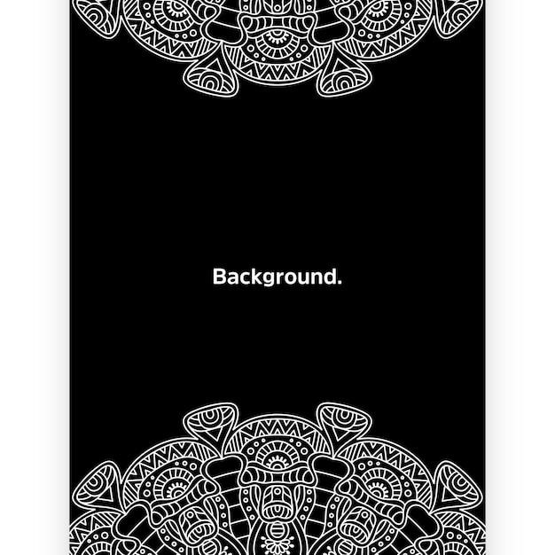 Vector mandala background