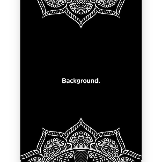 Vector mandala background