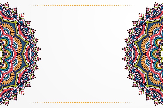 Vector mandala background