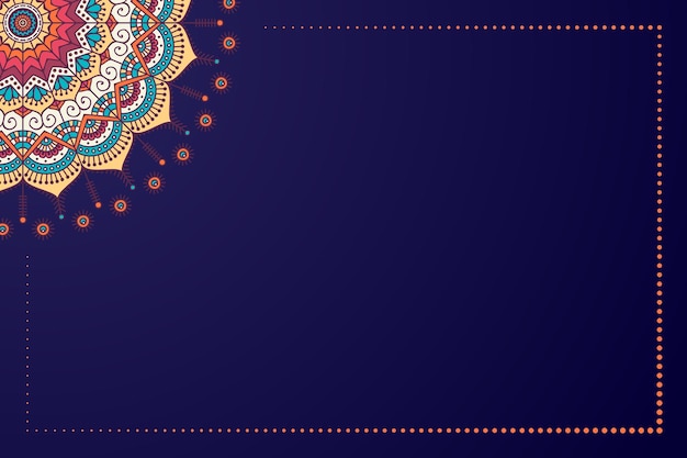 Vector mandala background