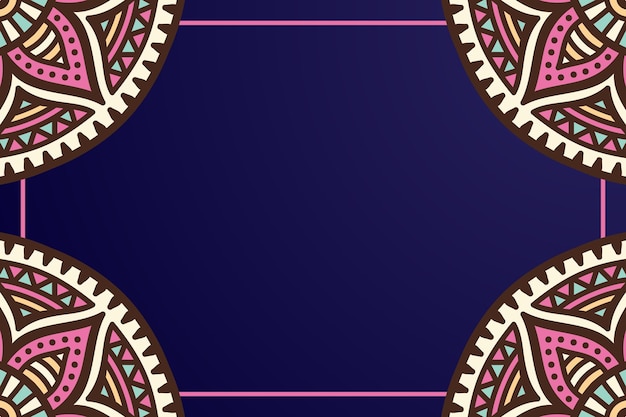 Vector mandala background