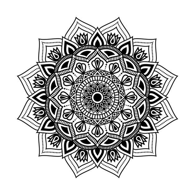 Vector mandala background