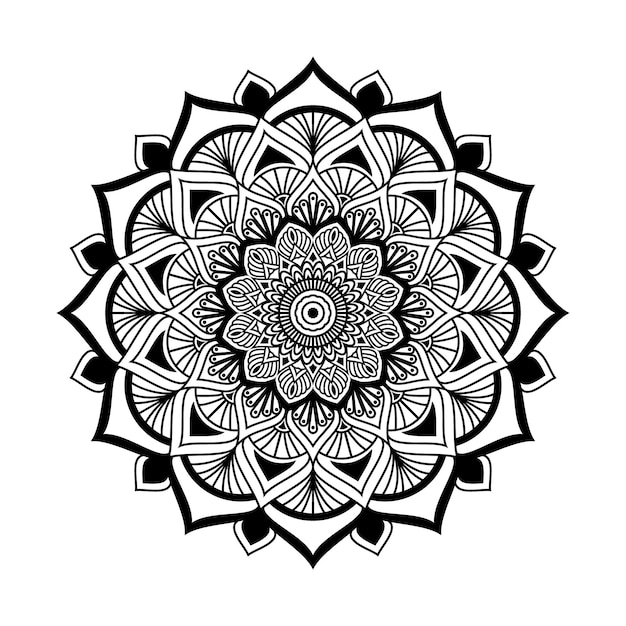 Vector mandala background