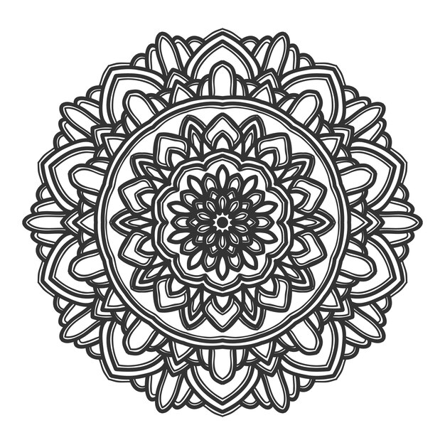 Mandala bloem illustratie vector ontwerp