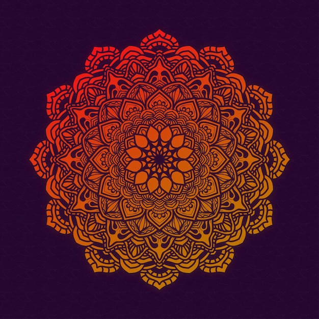 Vector mandala bloem