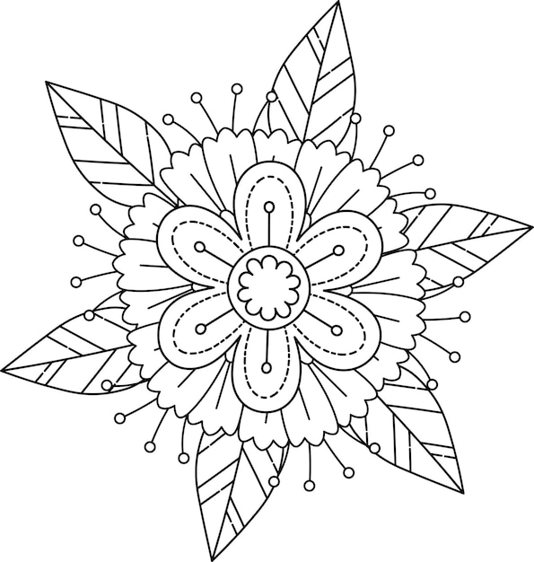 Mandala bloem