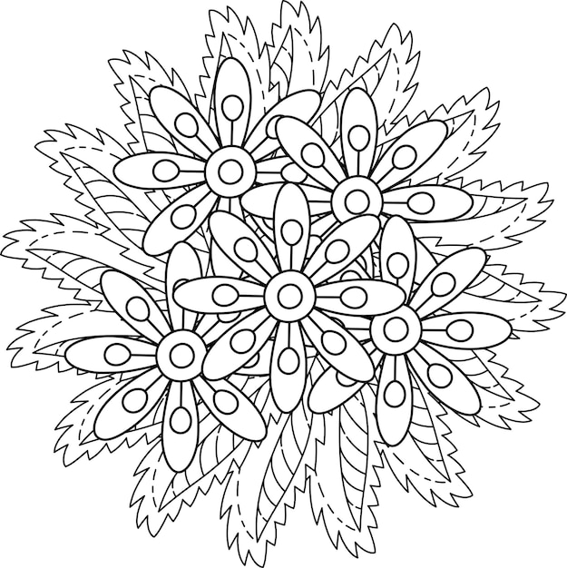 Mandala bloem