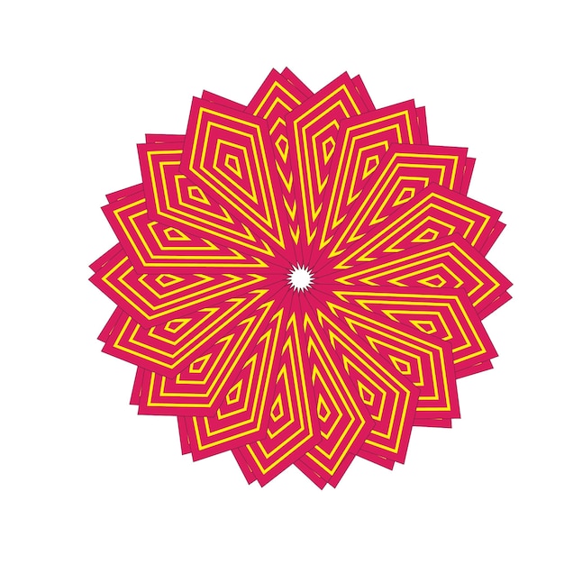 mandala bloemblaadjes ontwerp