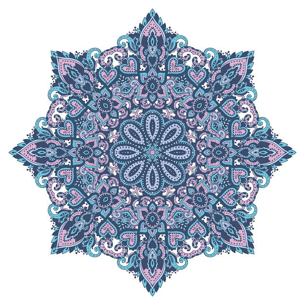 mandala bloemen traditionele Aziatische ornamenten.