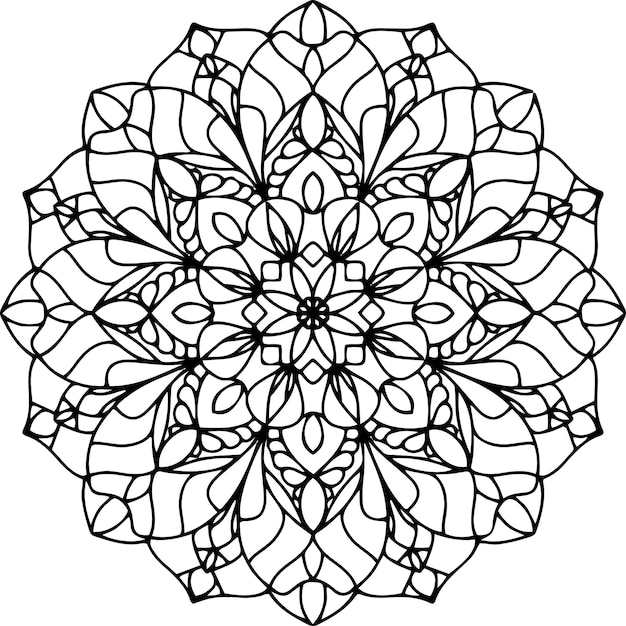 Mandala bloemen vector