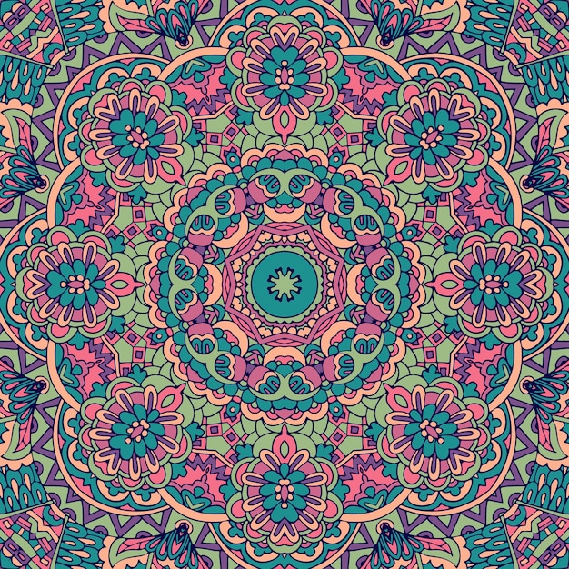 Mandala boho etnische naadloze patroon sier.