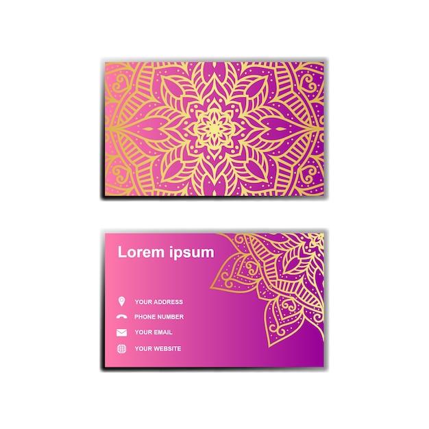 Mandala business card