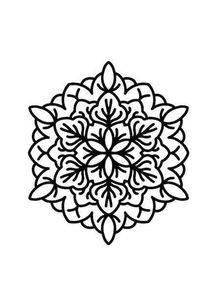 Mandala Coloring book for eduaction kids and decoration home