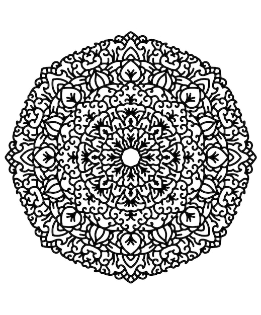 Mandala Coloring Book For Kids