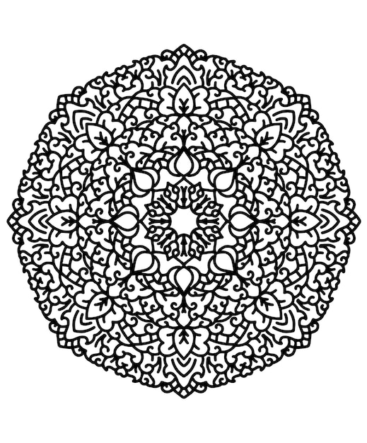 Mandala coloring book for kids