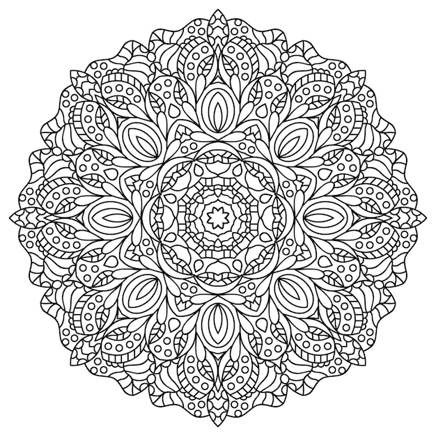 Mandala pagine del libro da colorare