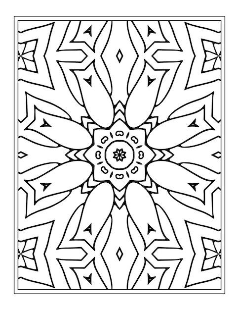 Mandala Coloring Book Pages