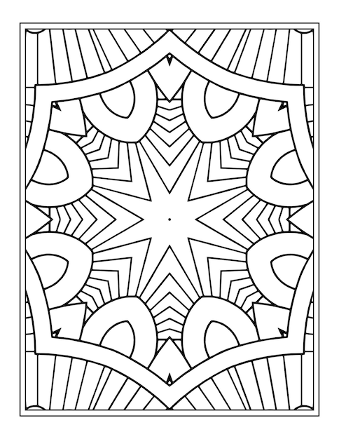 Mandala Coloring Book Pages